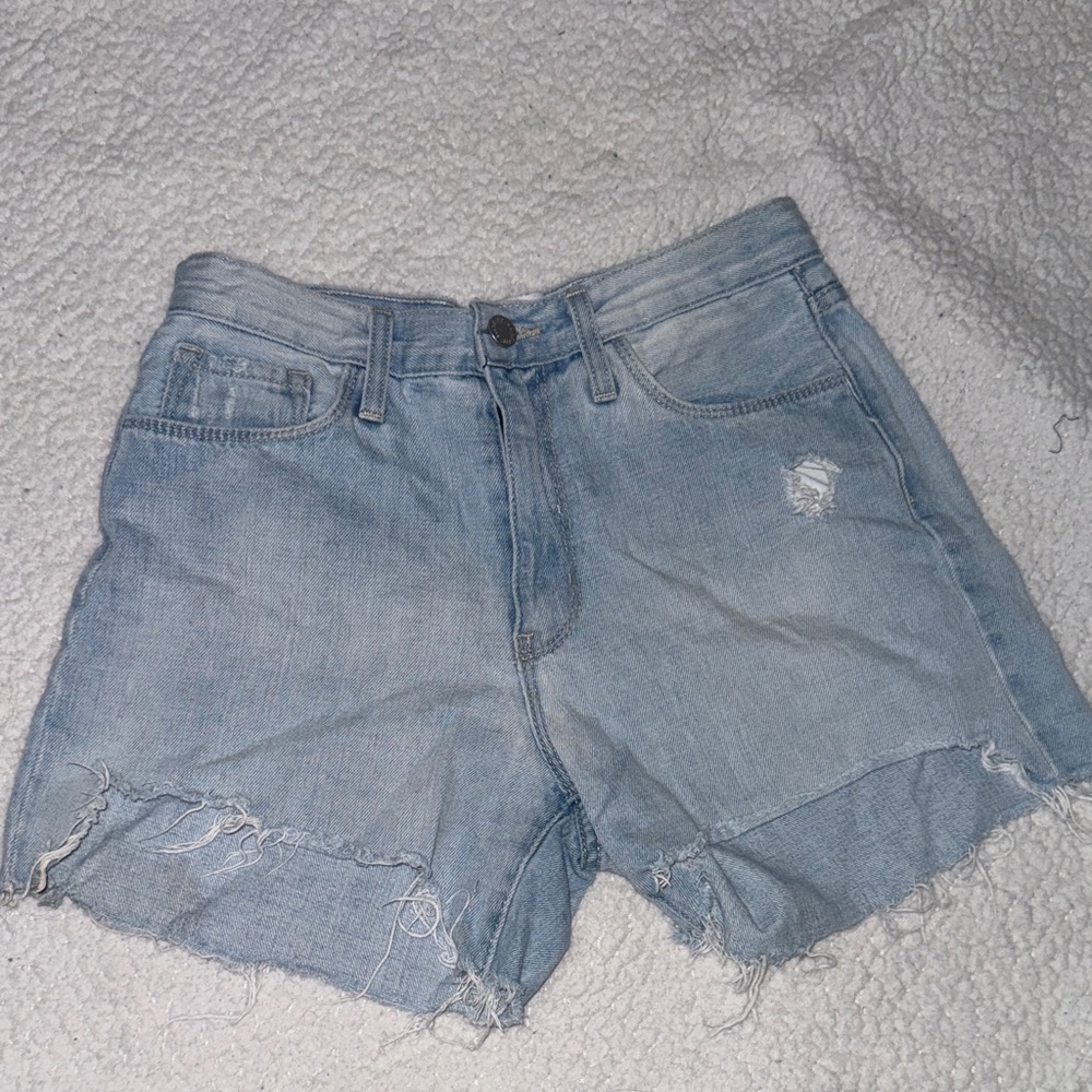 Just Black Faded Blue Jean Shorts